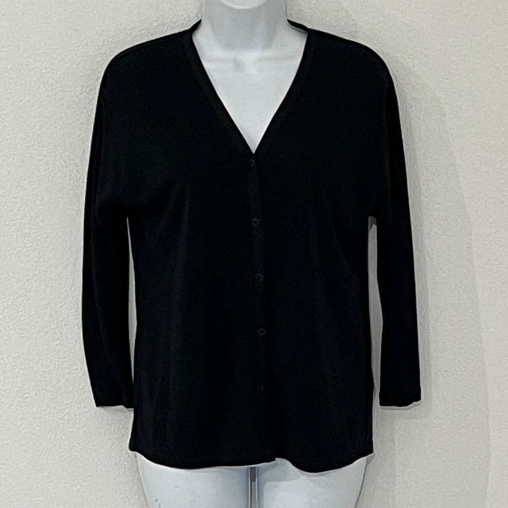 DKNY V-Neck Cardigan/Shirt Size S